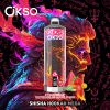 OKSO Shisha Hookah Mega 50K Puffs strawberry watermelon bubblegum