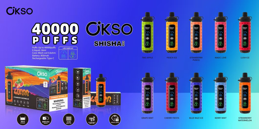 OKSO Shisha Max 40K Puffs Poster