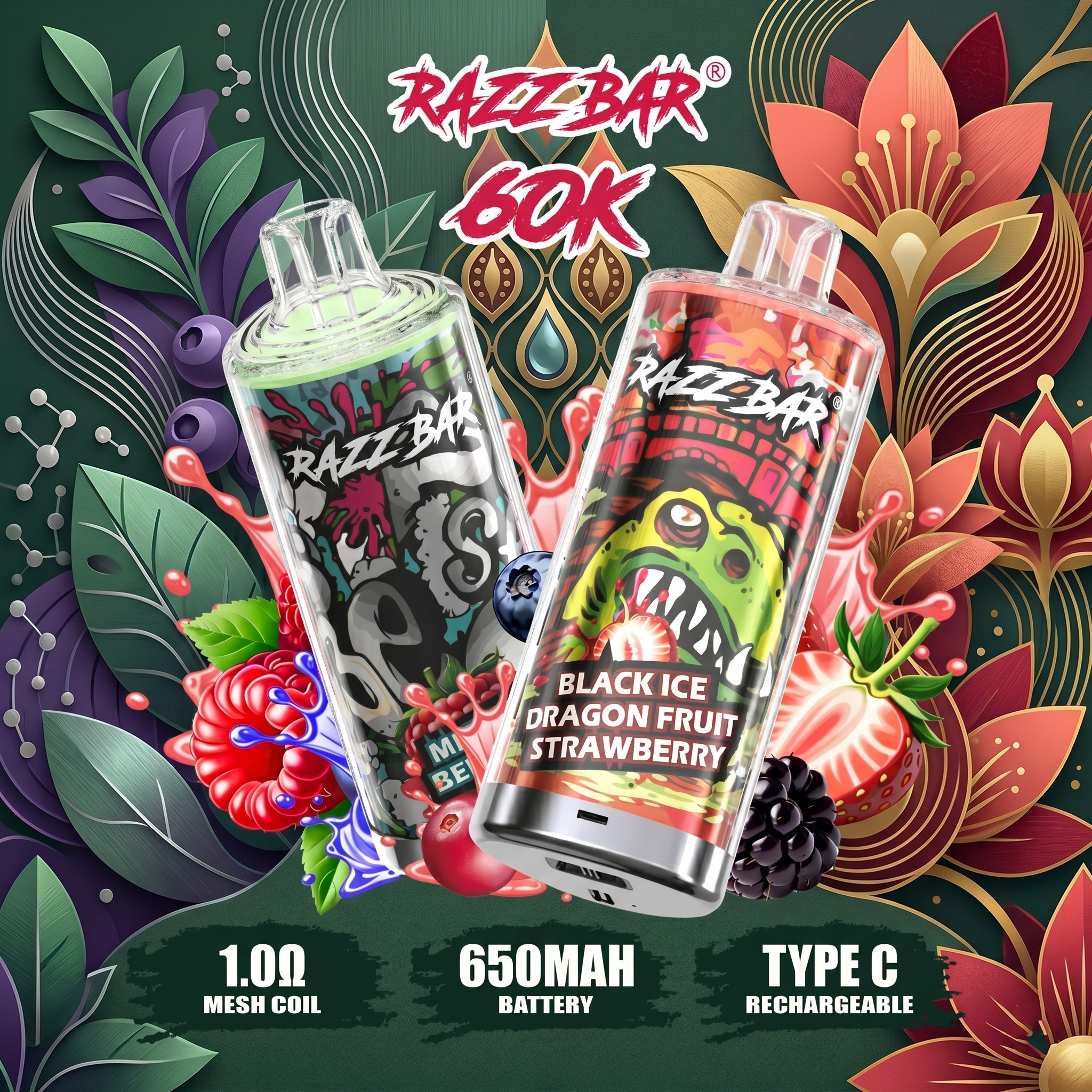 razz bar vapes 60000 Puffs 2% 5% Nicotine Crystal Disposable Vape RAZ TN9000 | Enjoy global_option:  lost-mary-nera-15k-replacement-prefilled-pod Choose Finish:Midnight Black