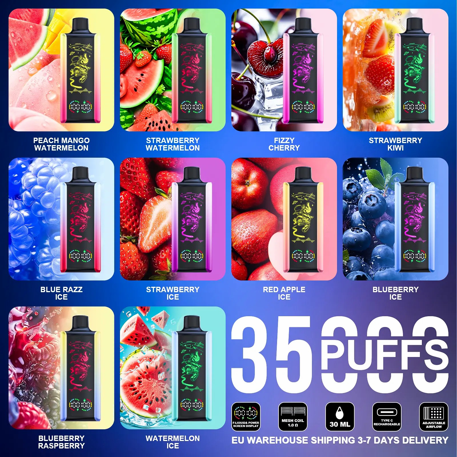 Stag Bar Pulse 35K Puffs Disposable Vape Flavors List Stag Bar Pulse 35K Puffs Disposable Vape Flavors List