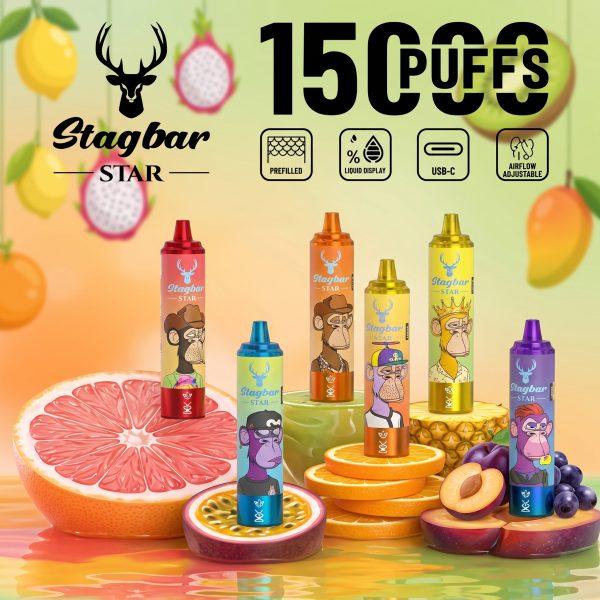 Stag Bar Star 15000 Puffs
