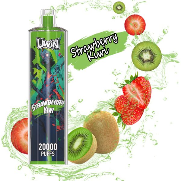 Strawberry Kiwi Uwin Shisha Hookah Crystal 20K Puffs Strawberry Kiwi Uwin Shisha Hookah Crystal 20K Puffs
