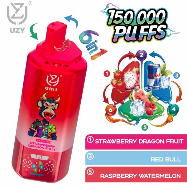 UZY 6 in 1 150K Puffs 01 UZY 6 in 1 150K Puffs 01