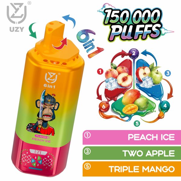 UZY 6 in 1 150K Puffs 02 UZY 6 in 1 150K Puffs 02