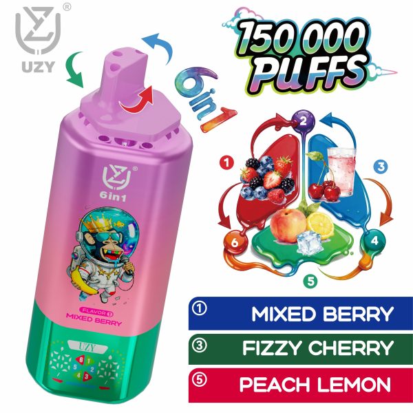 UZY 6 in 1 150K Puffs 03 UZY 6 in 1 150K Puffs 03