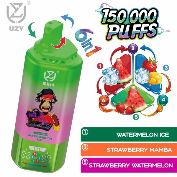 UZY 6 in 1 150K Puffs 04 UZY 6 in 1 150K Puffs 04