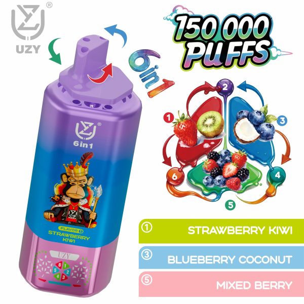 UZY 6 in 1 150K Puffs 06 UZY 6 in 1 150K Puffs 06