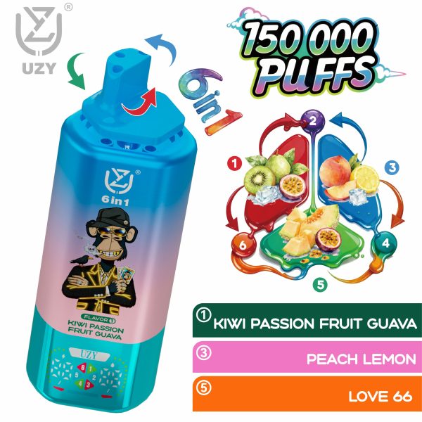 UZY 6 in 1 150K Puffs 09 UZY 6 in 1 150K Puffs 09