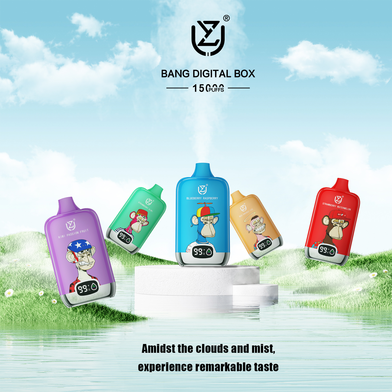 UZY Bang DIgital 15K Puffs Disposable Vape
