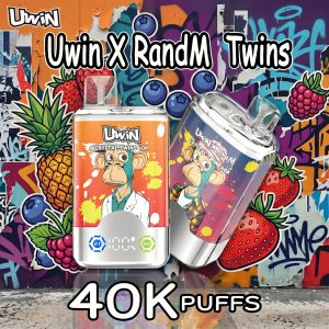 Uwin X RandM Twins Crystal 40K Puffs