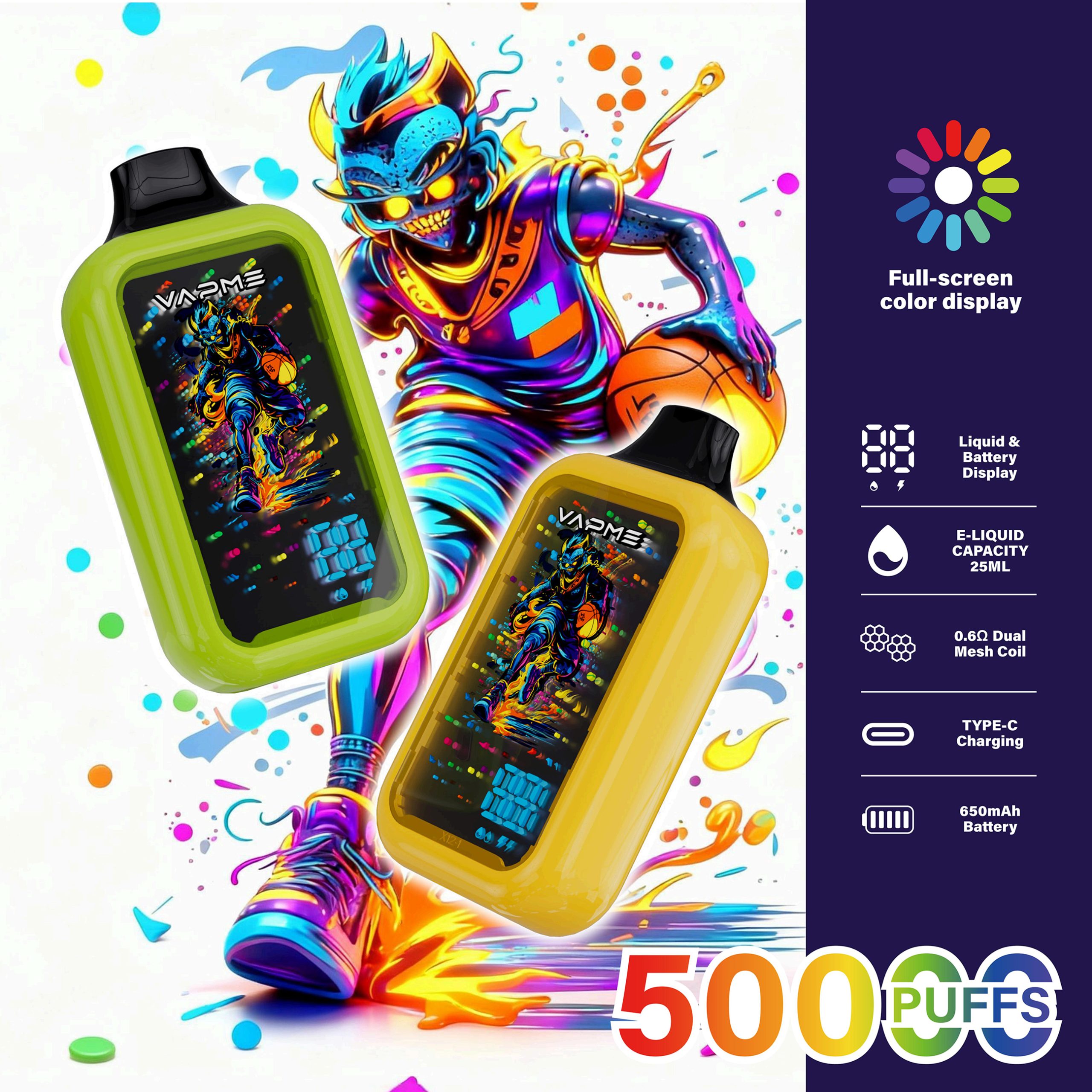 VAPME DIGITAL 50K Puffs Poster