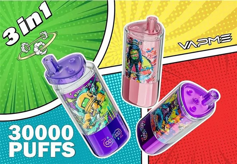Vapme Crystal 30000 Puffs 3 in 1 Flavor Disposable Vape