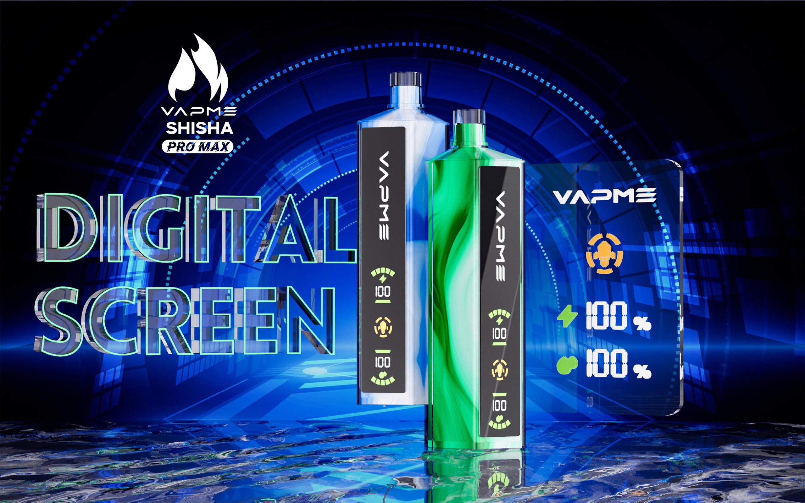 Vapme Shisha Pro Max 20000 Puffs Digital Screen Vape