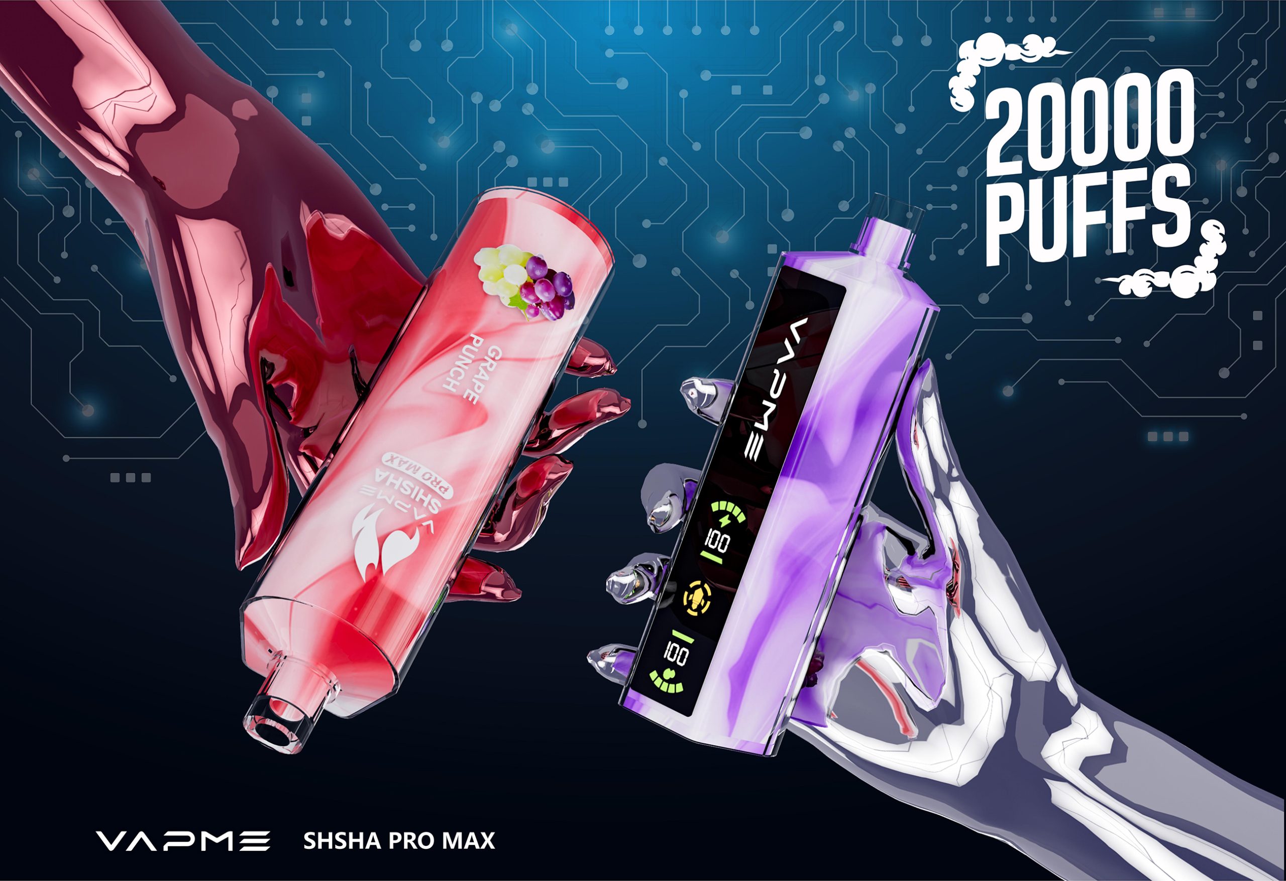 Vapme Shisha Pro Max 20000 Puffs Disposable Vape Wholesale