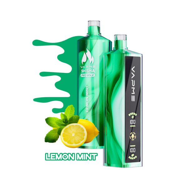 Vapme Shisha Pro Max 20000 Puffs LEMON MINT Vapme Shisha Pro Max 20000 Puffs LEMON MINT