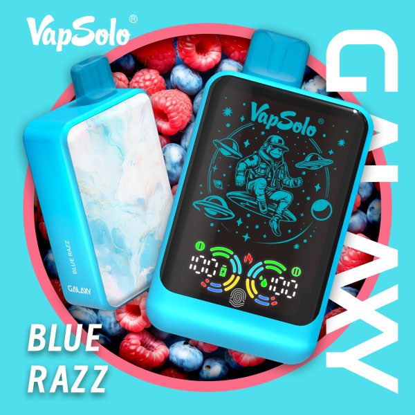 Vapsolo Galaxy 30000 Puffs BLUE RAZZ Vapsolo Galaxy 30000 Puffs BLUE RAZZ