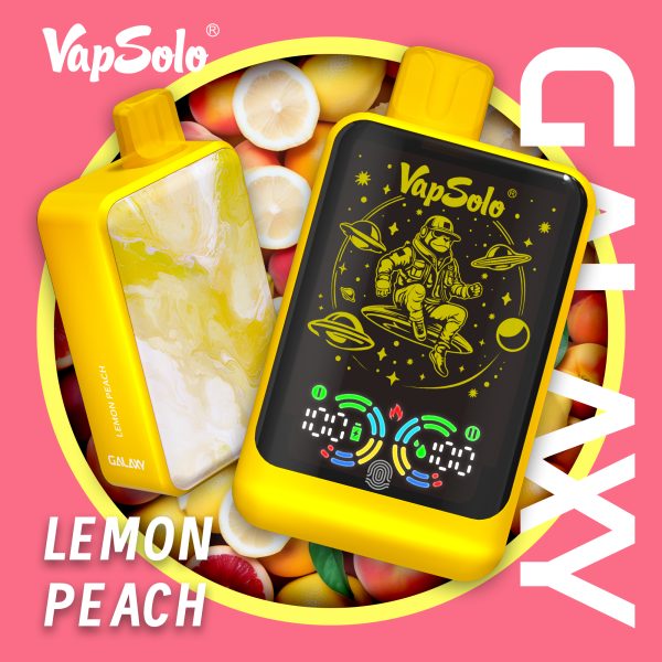 Vapsolo Galaxy 30000 Puffs LEMON PEACH Vapsolo Galaxy 30000 Puffs LEMON PEACH