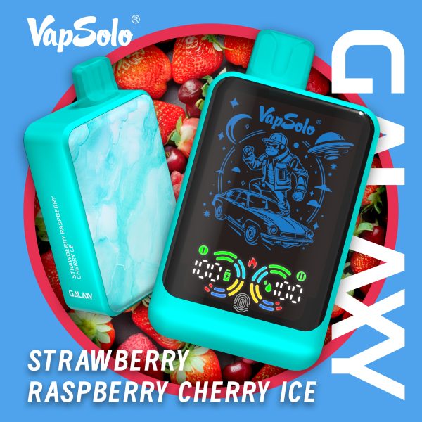 Vapsolo Galaxy 30000 Puffs STRAWBERRY RASPBERRY CHERRY ICE Vapsolo Galaxy 30000 Puffs STRAWBERRY RASPBERRY CHERRY ICE
