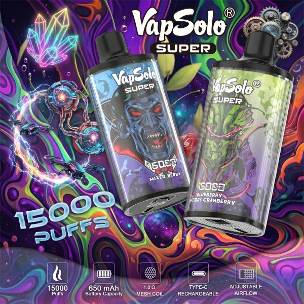 Vapsolo Super 15000 Puffs