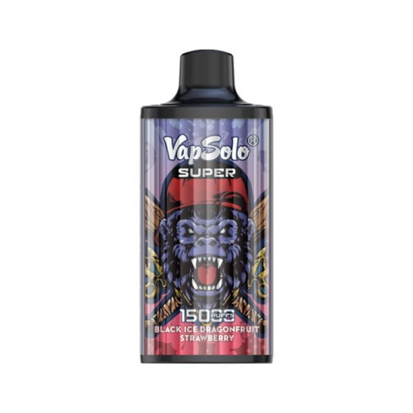 Vapsolo Super 15000 Puffs Black Ice Dragonfruit Strawberry
