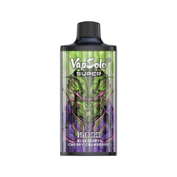 Vapsolo Super 15000 Puffs Blueberry Cherry Cranberry