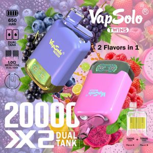 Vapsolo Twins 20000 Puffs Vapsolo Twins 20000 Puffs