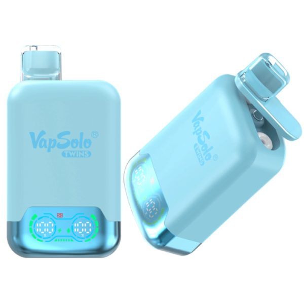 Vapsolo Twins 20000 Puffs BLUEBERRY ICE FIZZY CHERRY