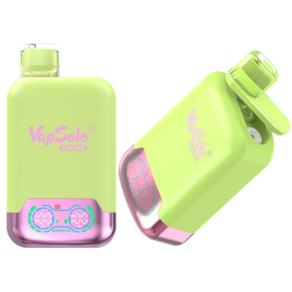 Vapsolo Twins 20000 Puffs STRAWBERRY RASPBERRY CHERRY ICE