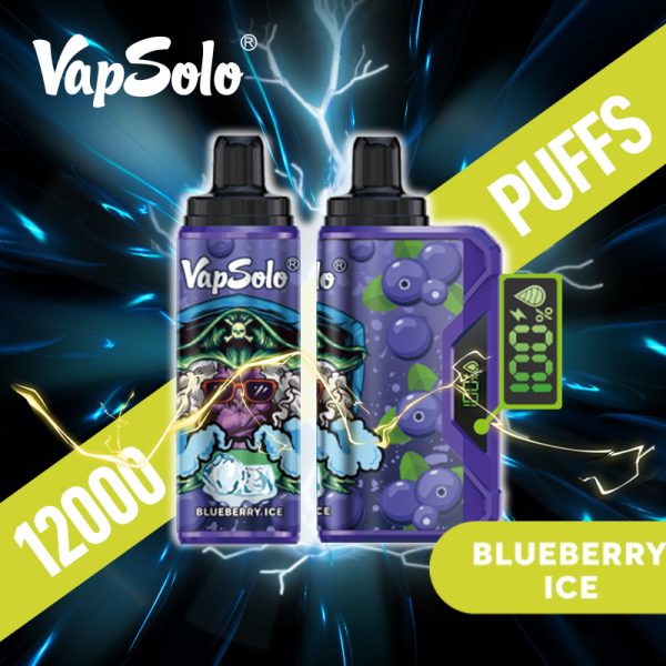 Vapsolo Viking 12000 Puffs Blueberry Ice Vapsolo Viking 12000 Puffs Blueberry Ice