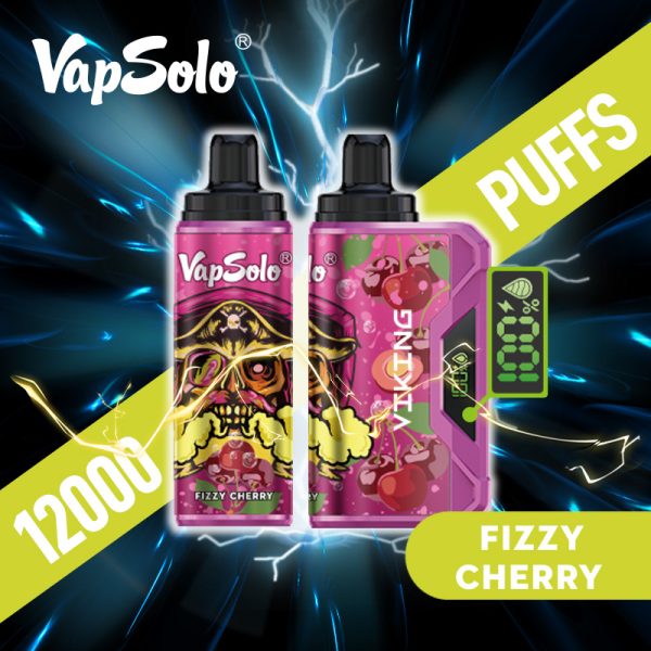Vapsolo Viking 12000 Puffs Fizzy Cherry Vapsolo Viking 12000 Puffs Fizzy Cherry