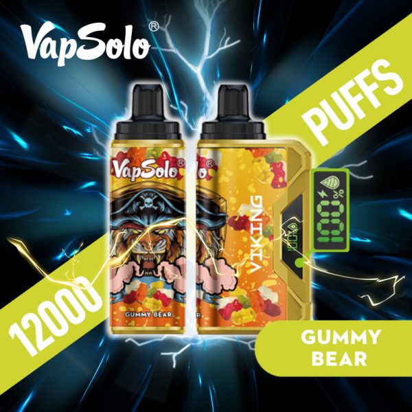 Vapsolo Viking 12000 Puffs Gummy Bear Vapsolo Viking 12000 Puffs Gummy Bear