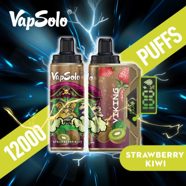 Vapsolo Viking 12000 Puffs Strawberry Kiwi Vapsolo Viking 12000 Puffs Strawberry Kiwi