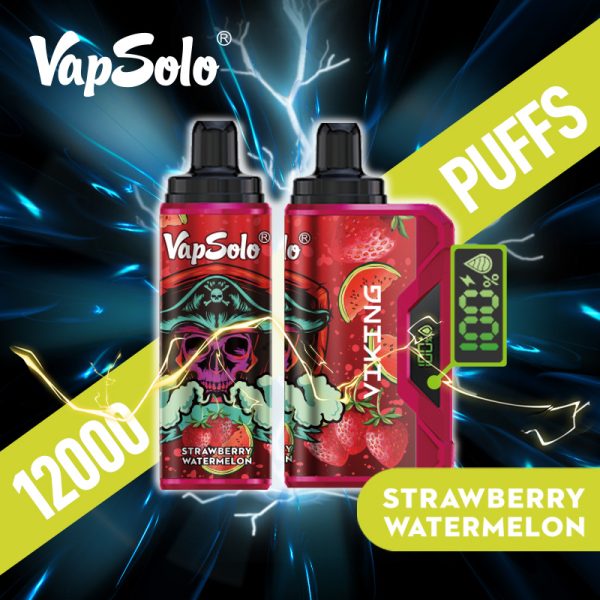 Vapsolo Viking 12000 Puffs Strawberry Watermelon Vapsolo Viking 12000 Puffs Strawberry Watermelon
