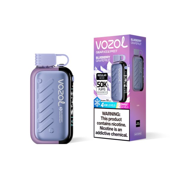 Vozol Gear Ice & Sweet 50K Puffs Blueberry Grapefruit Vozol Gear Ice & Sweet 50K Puffs Blueberry Grapefruit