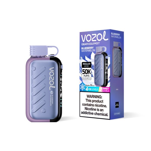 Vozol Gear Ice & Sweet 50K Puffs Blueberry Watermelon Vozol Gear Ice & Sweet 50K Puffs Blueberry Watermelon
