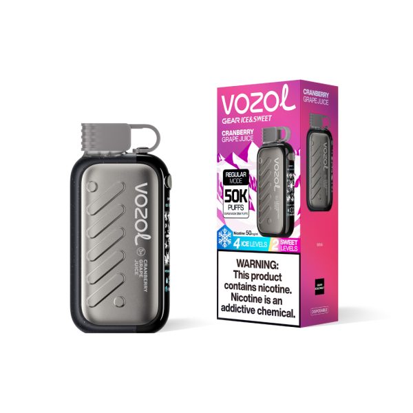 Vozol Gear Ice & Sweet 50K Puffs Cranberry Grape Juice Vozol Gear Ice & Sweet 50K Puffs Cranberry Grape Juice