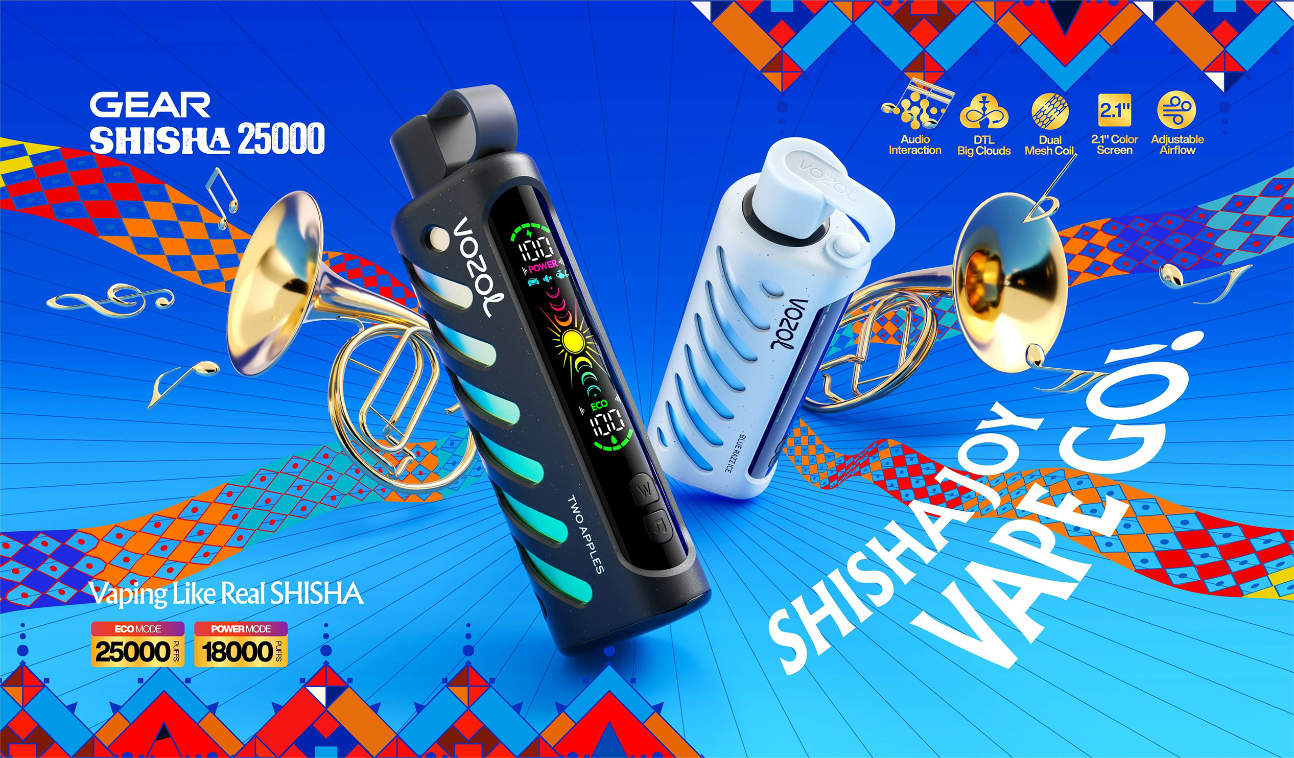 Vozol Gear Shisha 25000 Disposable Vape Vozol Gear Shisha 25000 Disposable Vape