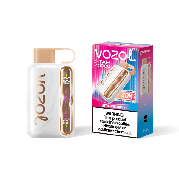 Vozol Star 40K Puffs Strawberry Ice