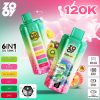 ZOOY VAPE 120K 6 IN 1 Flavors 04 ZOOY VAPE 120K 6 IN 1 Flavors 04