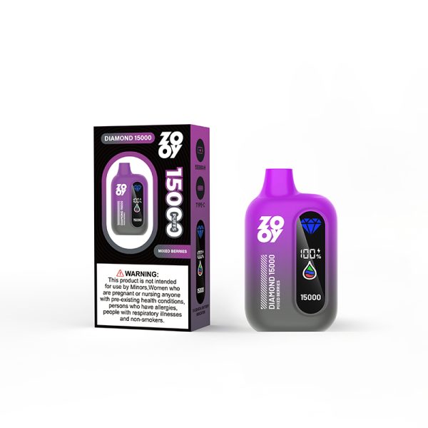 Zooy Diamond 15000 Puffs mixed berries