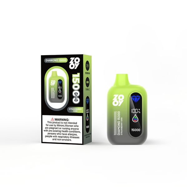 Zooy Diamond 15000 Puffs strawberry kiwi