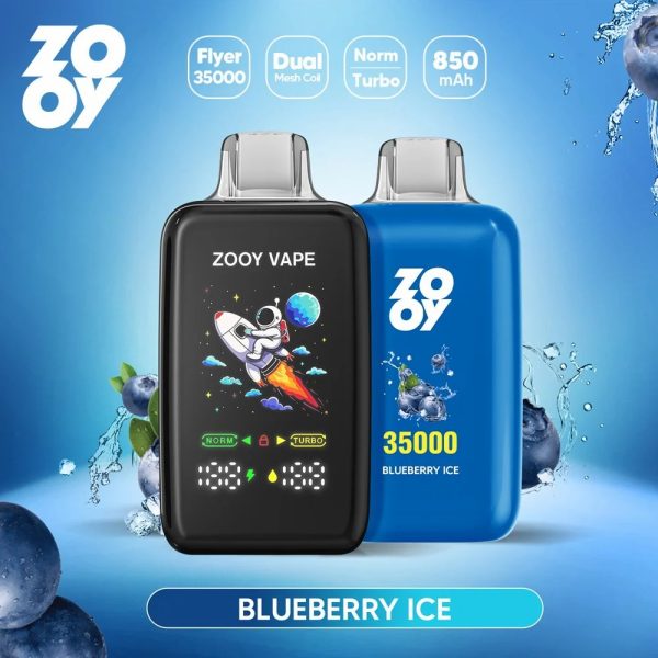 Zooy Flyer 35000 Puffs Blueberry Ice