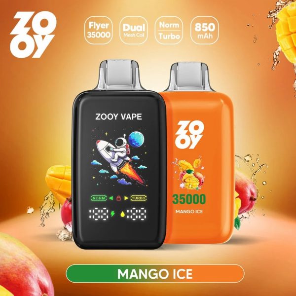 Zooy Flyer 35000 Puffs Mango Ice