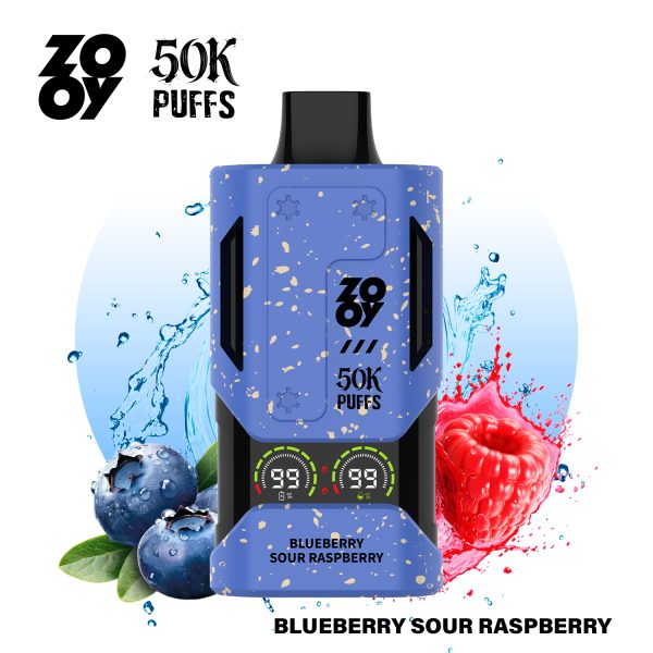 Zooy Mecha 50000 Puffs Blueberry Sour Raspberry Zooy Mecha 50000 Puffs Blueberry Sour Raspberry