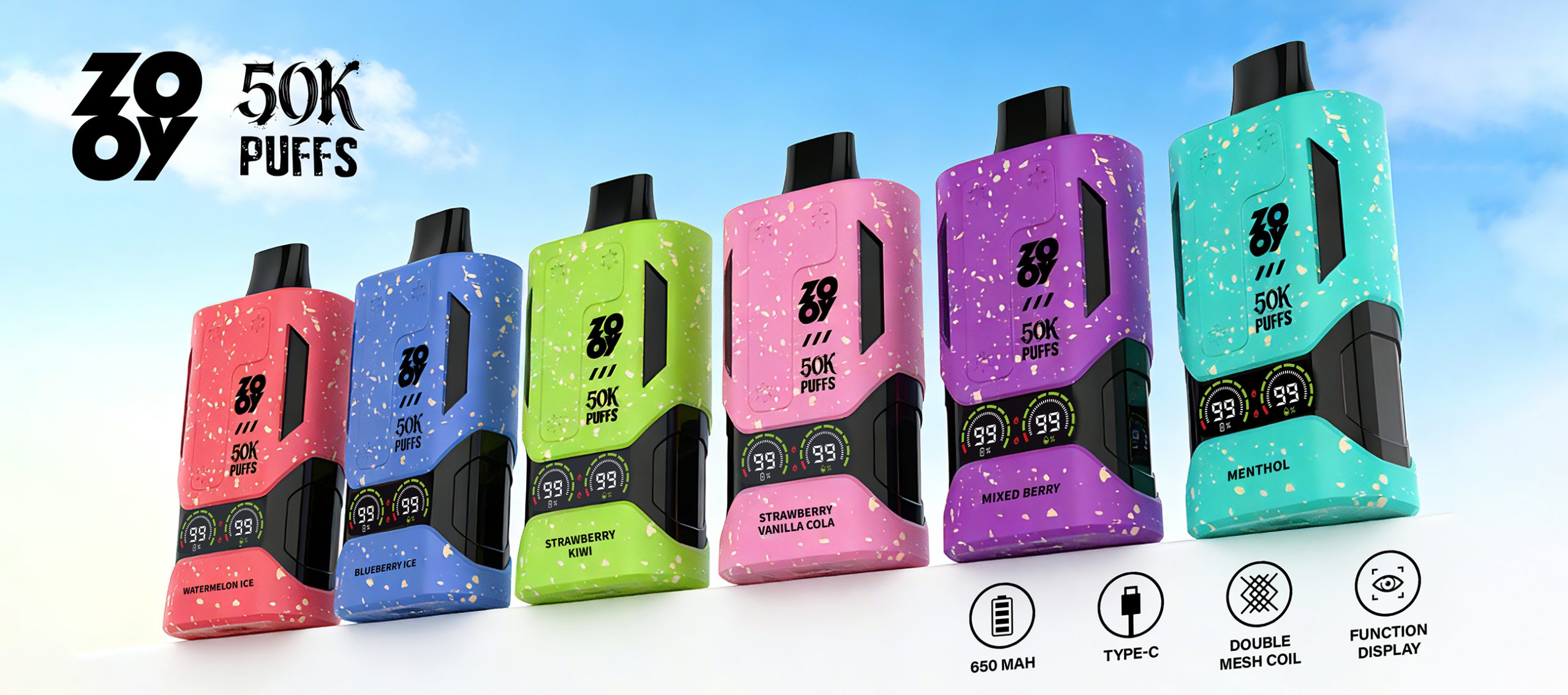 Zooy Mecha 50000 Puffs Vape Poster