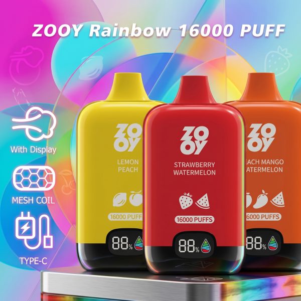 Zooy Rainbow Box 16000 Puffs