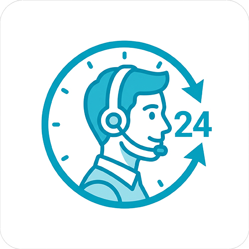 24-Stunden-Kundendienst