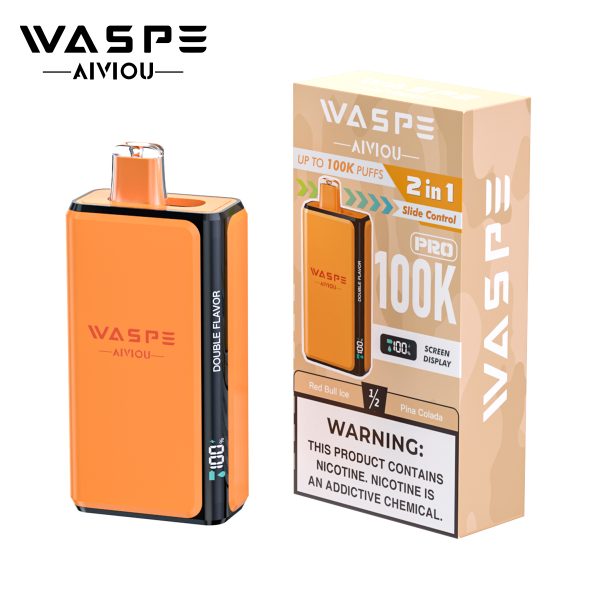 WASPE Double Flavor 100K Pro Puffs Flavors 01 WASPE Double Flavor 100K Pro Puffs Flavors 01