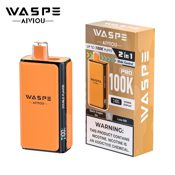 WASPE Double Flavor 100K Pro Puffs Flavors 02 WASPE Double Flavor 100K Pro Puffs Flavors 02