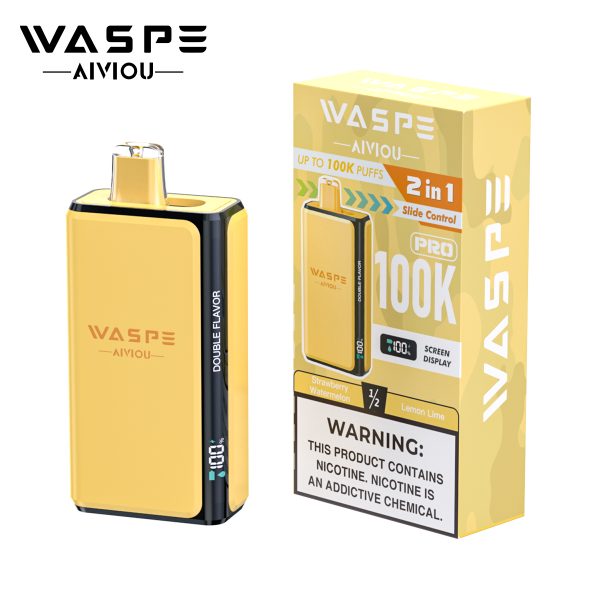 WASPE Double Flavor 100K Pro Puffs Flavors 09 WASPE Double Flavor 100K Pro Puffs Flavors 09